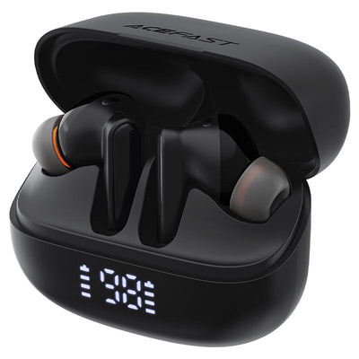 ACEFAST W1 ANC TWS Earbuds – 35dB Noise Cancellation | 4-Mic ENC | Transparency Mode | LED Display | Bluetooth 5.4 | 35H Battery | IPX4