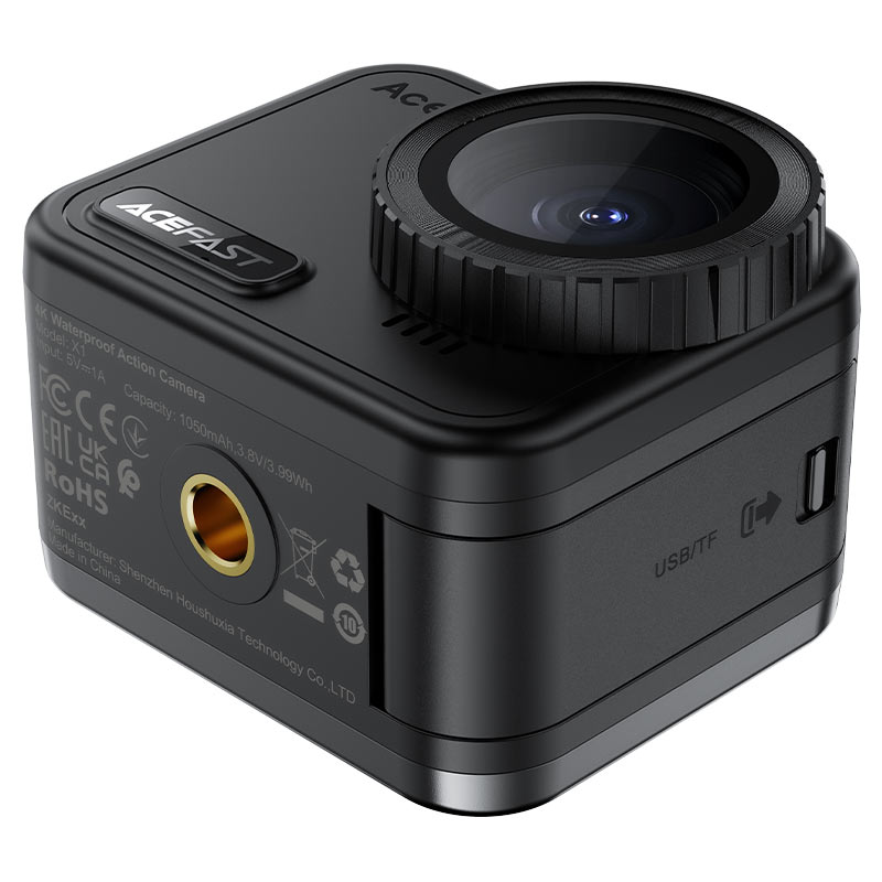كاميرا ACEFAST X1 أكشن 4K بدقة 20MP مقاومة ماء 21م