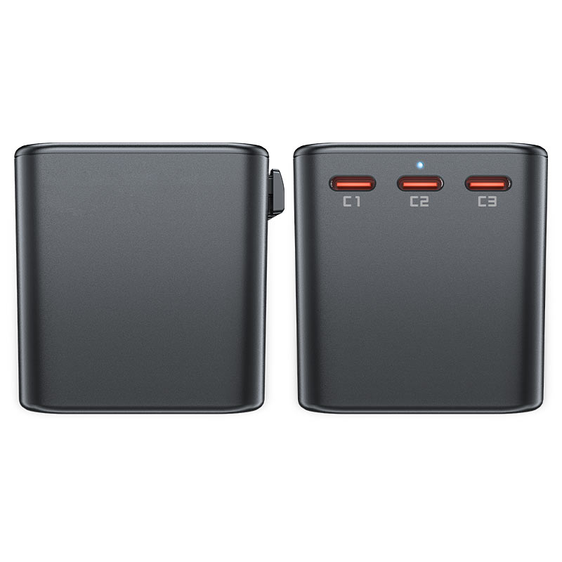 ACEFAST Z1 PD75W GaN Travel Adapter 2300W Universal (3×USB-C + 2×USB-A + AC)