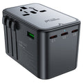 ACEFAST Z1 PD75W GaN Travel Adapter 2300W Universal (3×USB-C + 2×USB-A + AC)