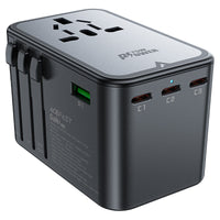 ACEFAST Z1 PD75W GaN Travel Adapter 2300W Universal (3×USB-C + 2×USB-A + AC)