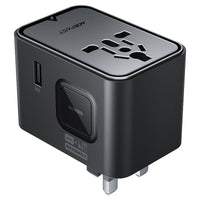 ACEFAST Z8 PD45W GaN 5-Port Charging Adapter (3×USB-C + 2×USB-A)