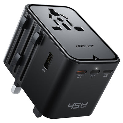 شاحن ACEFAST Z8 GaN 45W بخمسة منافذ USB-C وUSB-A