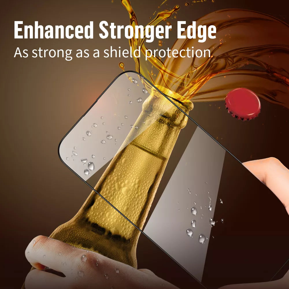 Blueo Anti Static HD Tempered Glass for series iPhone - Black Blueo Anti Static HD Tempered Glass for series iPhone - Black