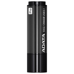 ADATA S102 Pro Flash Drive 256GB Ultra Fast USB 3.0 Read Speed 100 MB/S, Grey