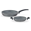 Gordes Granite Look Pan And Shallow Pan 2 Pieces - Madame Coco JO