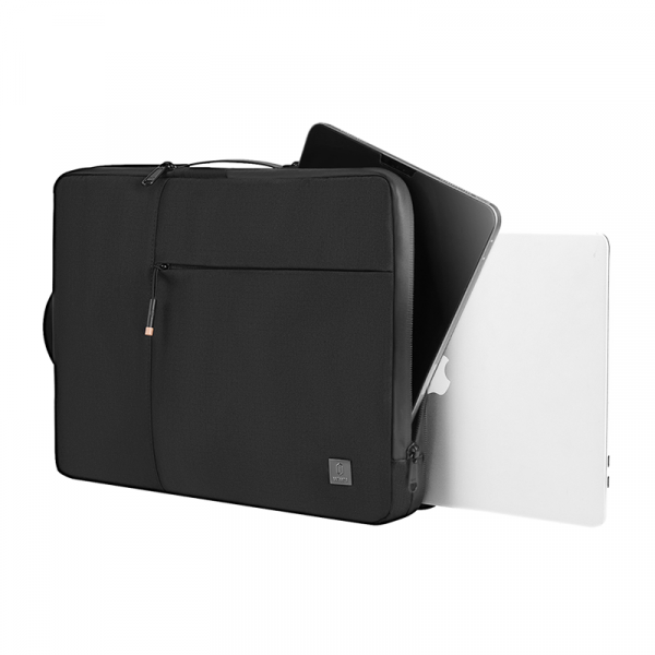 WIWU ALPHA DOUBLE LAYER SLEEVE BAG FOR 15.4" LAPTOP - BLACK