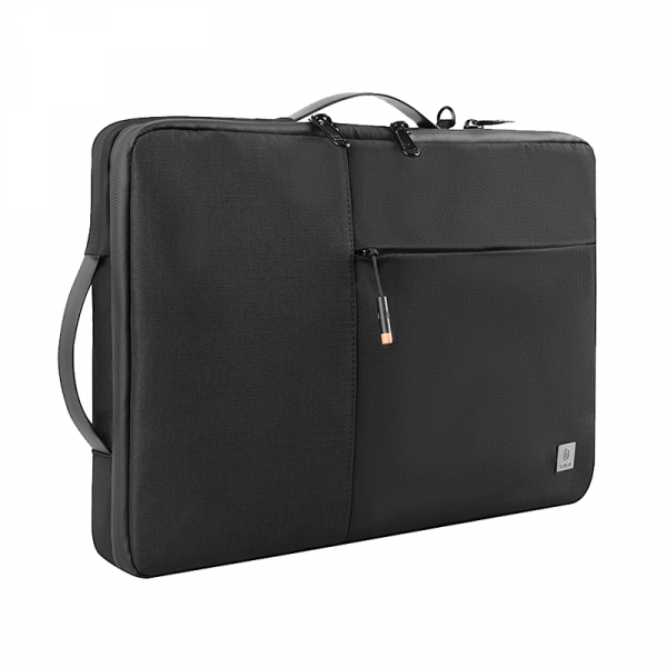 WIWU ALPHA DOUBLE LAYER SLEEVE BAG FOR 15.6" LAPTOP - BLACK