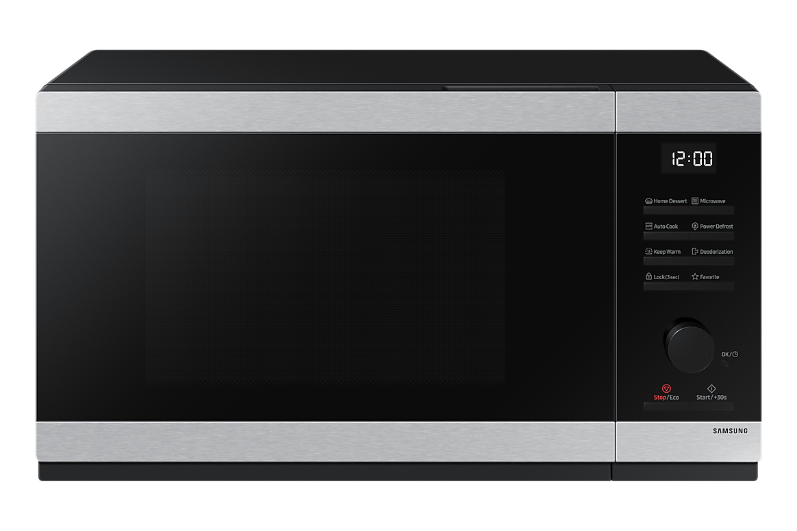 Samsung MS32DG4504ATSG Solo Microwave Oven 32L Silver — Front View