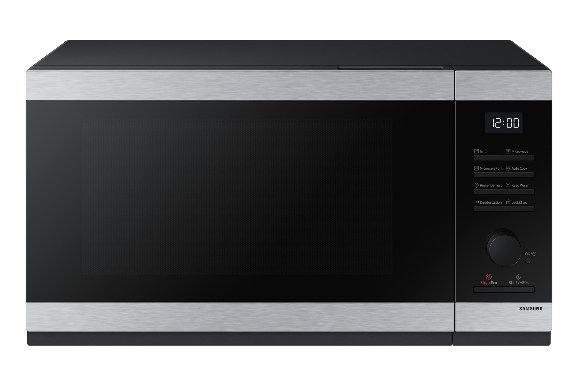 Samsung MG40DG5524ATSG Grill Microwave Oven 40L Real Stainless — Front View