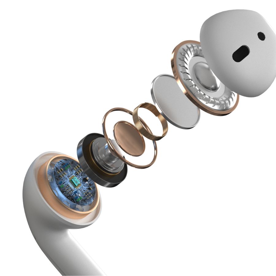 Devia Airbuds TWS Earphone Full function version - White Devia Airbuds TWS Earphone Full function version - White