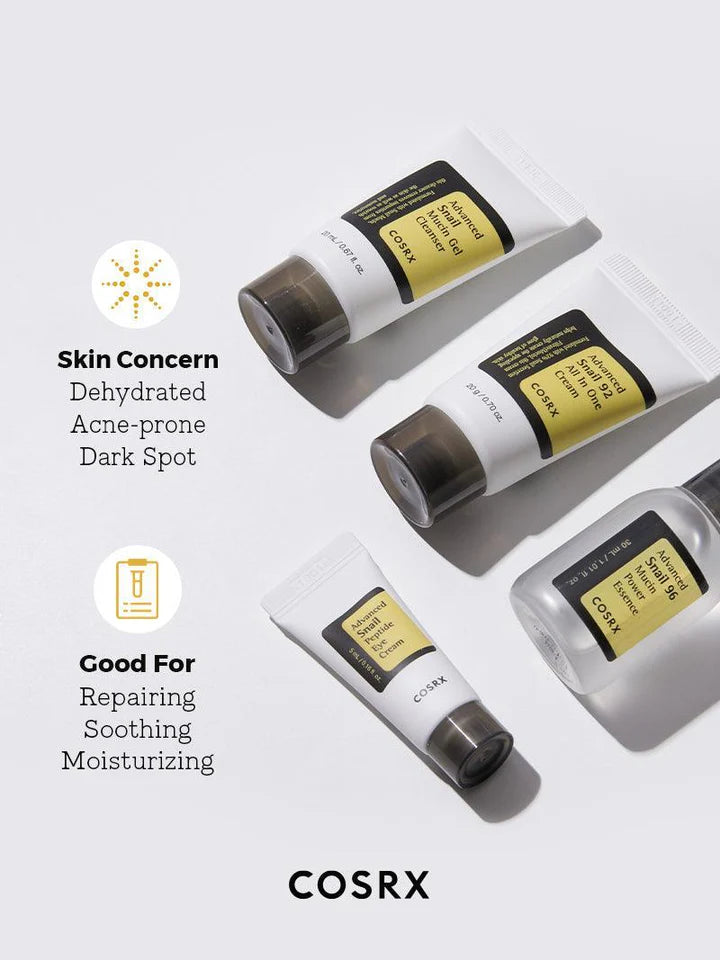 COSRX Snail Kit – 4-Step Set for Skin Repair & Hydration