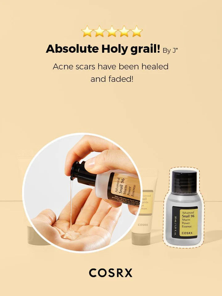 COSRX Snail Kit – 4-Step Set for Skin Repair & Hydration
