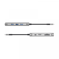 WIWU ALPHA 7 IN 1 USB-C HUB A731HP - GRAY