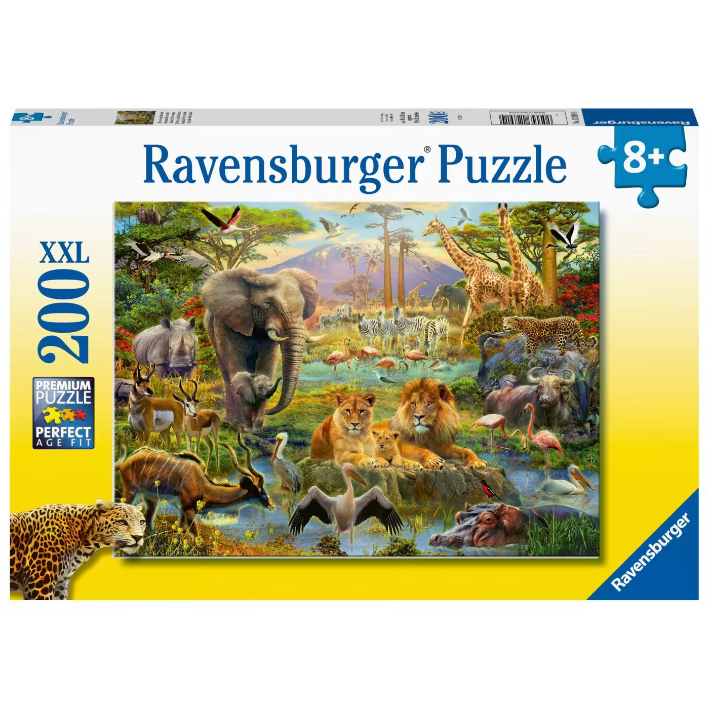 أحجية Ravensburger 200 قطعة XXL - حيوانات السافانا
