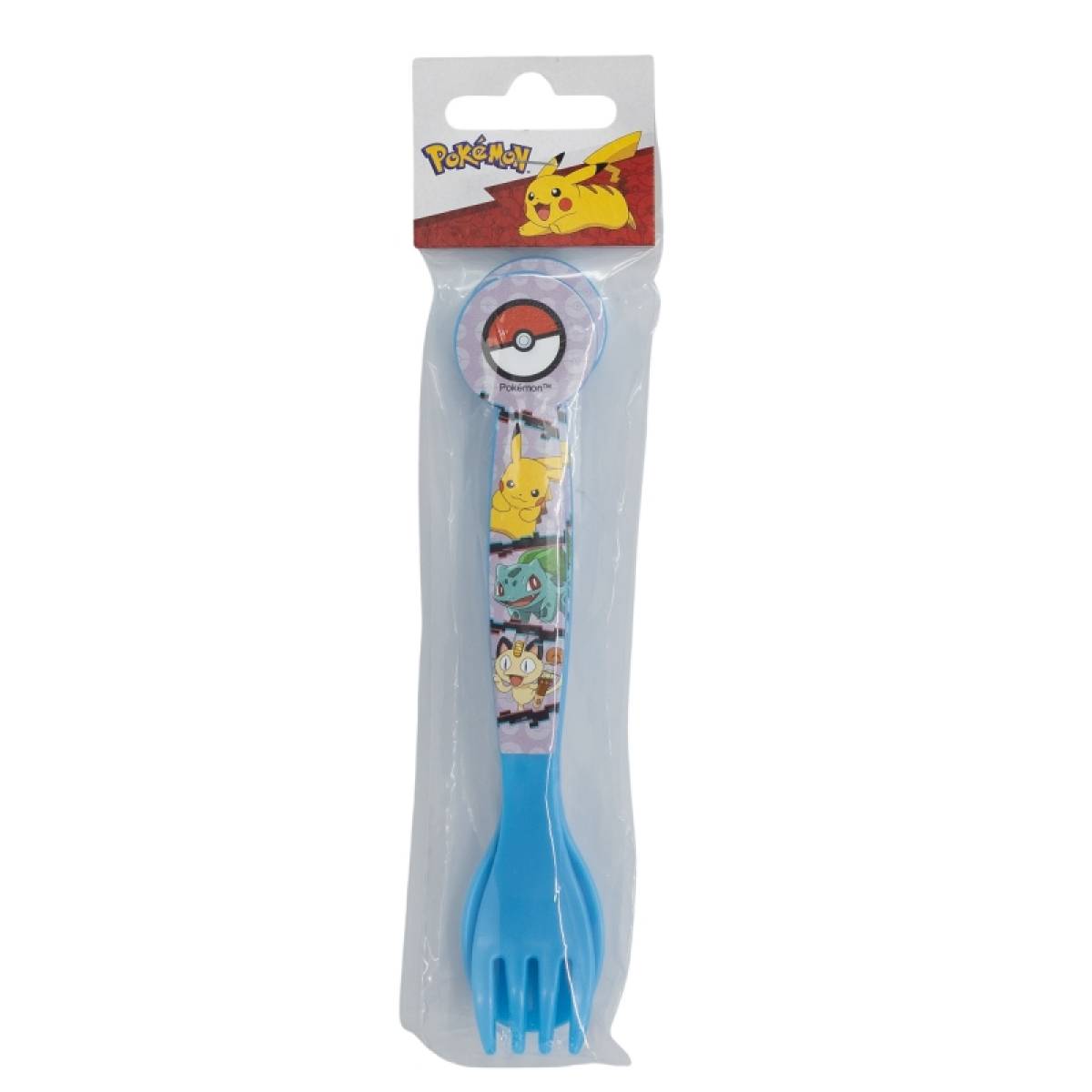 STOR 2 Pcs PP Cutlery Set Polybag Pokemon Distorsion