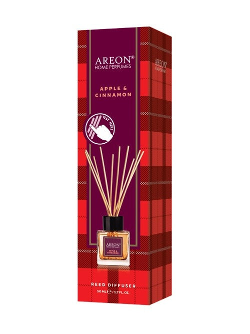 Areon - Perfume Sticks 50ml For Home - Apple & Cinnamon Scent