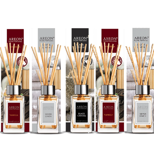 AREON Home Perfume Reed Diffuser Set, 5 Pieces