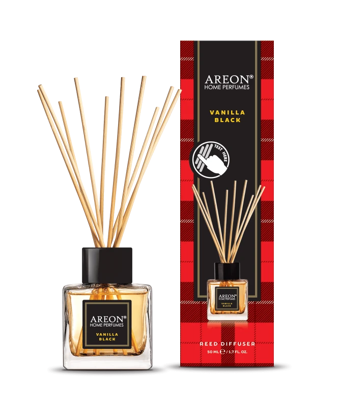 AREON Perfume Sticks 50 ml For Home Vanilla Black Scent