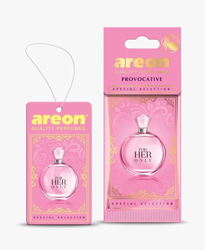 AREON Selection Hanging Car Air Freshener, Provocative