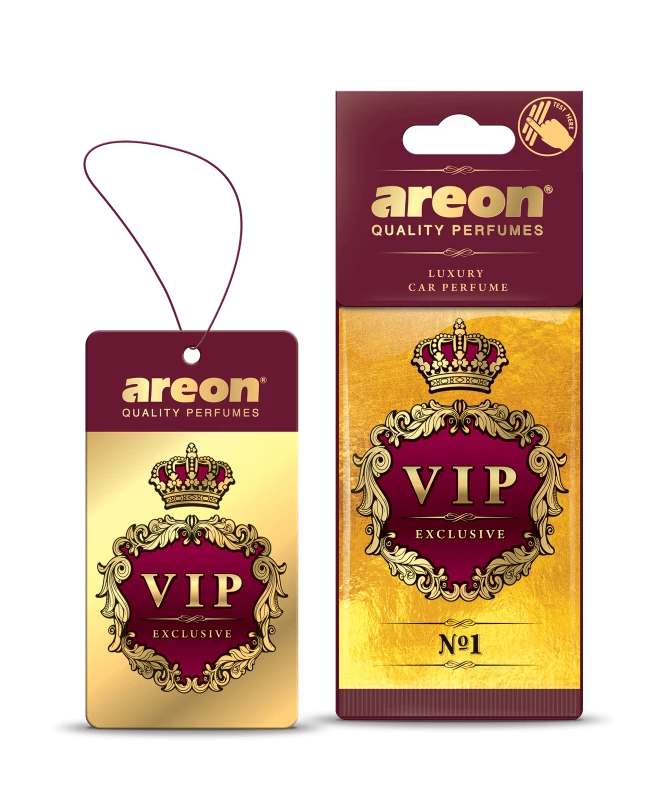AREON VIP Hanging Car Air Freshener, Exclusive No.1