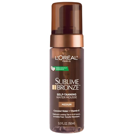 L'Oréal Sublime Bronze Self-Tanning Mousse Medium – Pack of 24