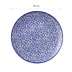 Rêve Bleu Ensoleillé Dessert Plate 25 Cm - Madame Coco JO