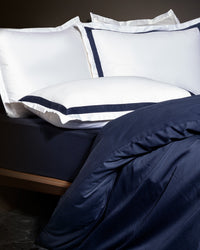 Jeanne King Size Duvet Cover Set-bordered-satin - Madame Coco JO