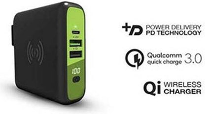Goui Mbala Power Bank مع شاحن لاسلكي، سعة 8000mAh
 