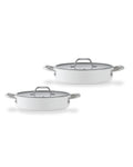 Madame Coco Droit 4-Piece Shallow Pan Set – Premium Non-Stick Cookware Collection