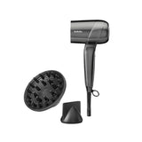BaByliss Titanium Powerful Compact Ionic Hair Dryer for Fast Drying, 1600W Digital Motor – D6200DSDE