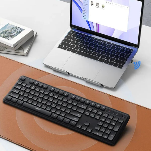 UGREEN K331 Full Size Wireless Keyboard, 104 Keys, 2.4GHz