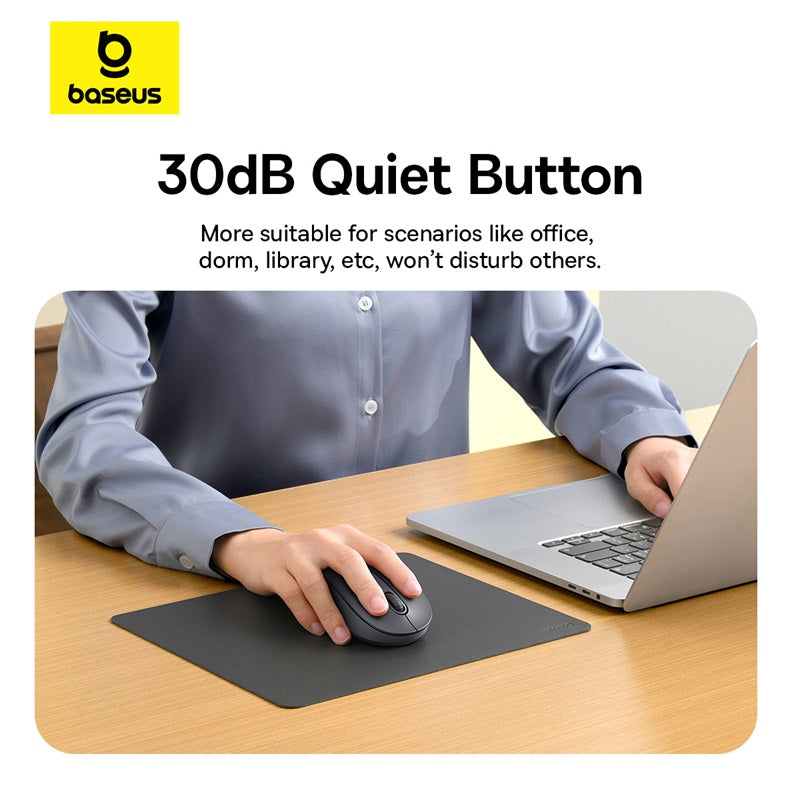 Baseus F02 Ergonomic Bluetooth + 2.4G Wireless Mouse Baseus F02 Ergonomic Bluetooth + 2.4G Wireless Mouse