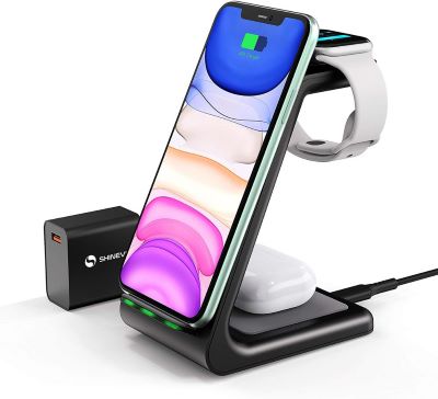 Lenyes 3 in 1 Wireless Charging Stand