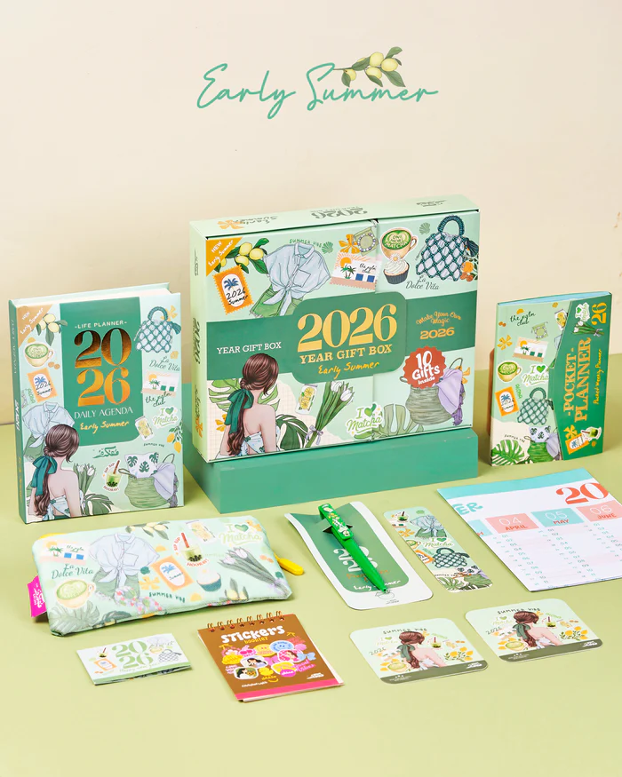 Mofkera Agenda Gift Set 2026 - Early Summer - Pre Order Mofkera Agenda Gift Set 2026 - Early Summer - Pre Order