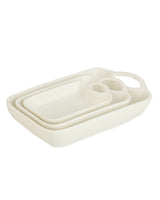 Madame Coco Petit Concept Rectangular Sauce Dish – Geometric Condiment Dish