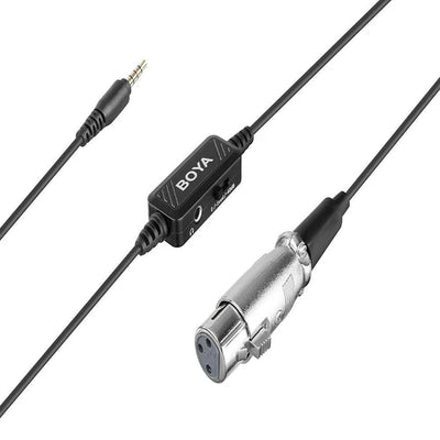 BOYA BY-BCA6 كابل تحويل XLR إلى 3.5 ملم لتوصيل المايكروفونات