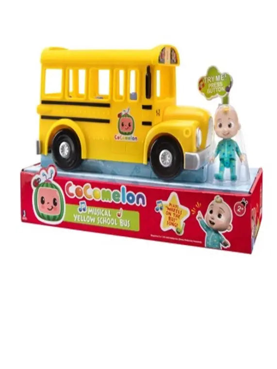 CoComelon School Bus Musical & Educational Toy - Yellow