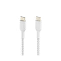 Belkin Braided USB-C to USB-C Cable 60W (1m / 2 packs) CAB004bt1MWH2PK