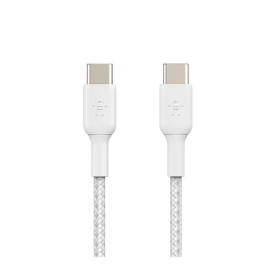 Belkin Braided USB-C to USB-C Cable 60W (2m / 2 packs) CAB004bt2MWH2PK