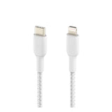 كابل بيلكن مضفّر USB‑C إلى Lightning بطول 2 متر CAA004bt2M - أبيض