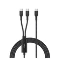 Belkin BoostCharge Pro Braided USB-C to Dual USB-C Cable 140W CAC004HQ1.5M