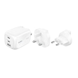 Belkin BoostCharge Pro 3-Port GaN Wall Charger 100W + Travel Adapter Kit