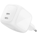 شاحن حائط Belkin BoostCharge Pro ثنائي المنافذ USB-C بتقنية GaN بقدرة 67 واط WCH020kq