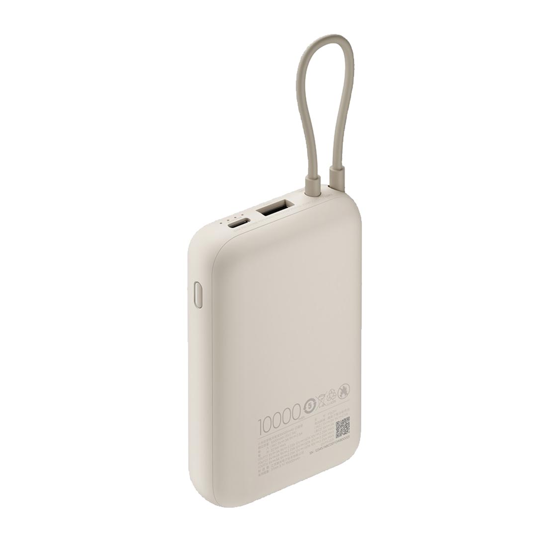 Xiaomi Power Bank 10000mAh with Integrated Cable Fast Charging