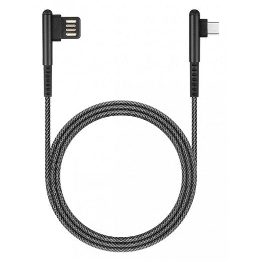 ROCKROSE - MICRO USB 2.1A CABLE, 1 METER LONG - BLACK