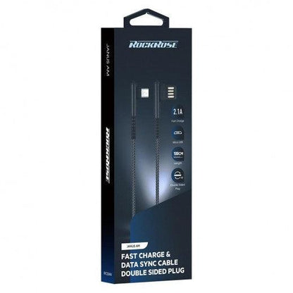 ROCKROSE Micro USB 2.1A Cable 1 Meter - Black