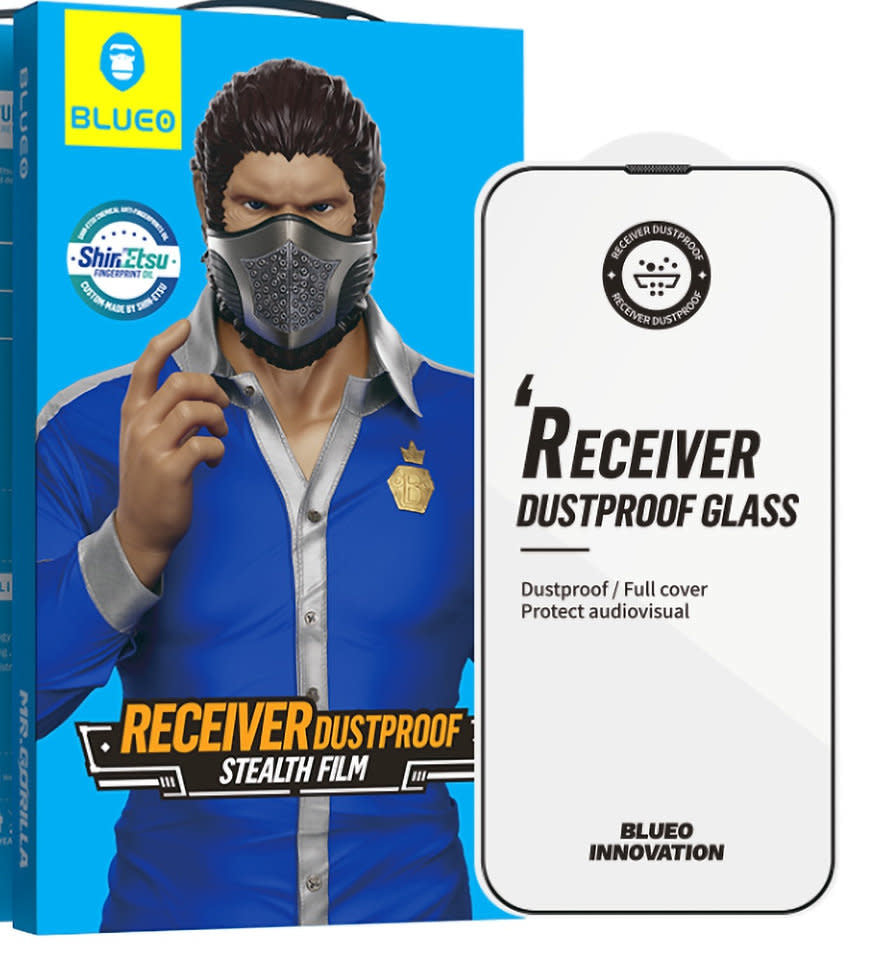 Blueo Large Arc Edge Anti-Dust HD Glass - Black Blueo Large Arc Edge Anti-Dust HD Glass - Black