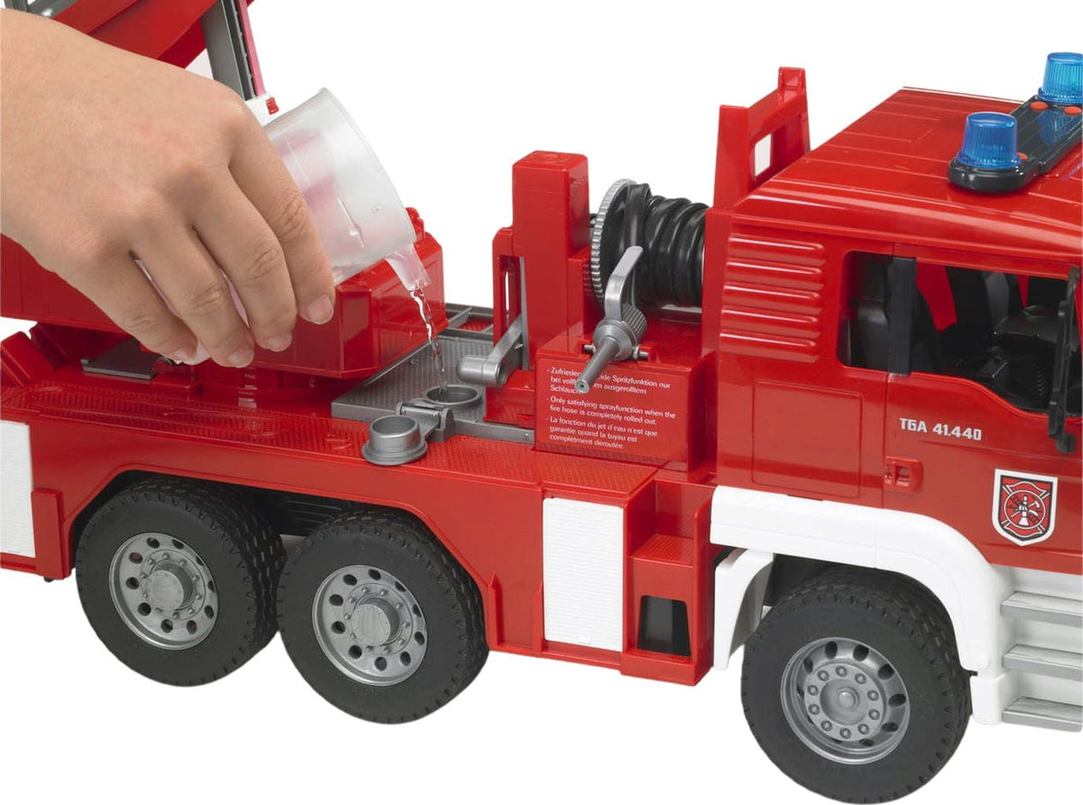 Bruder MAN TGA Fire Engine with Ladder, Water Pump +