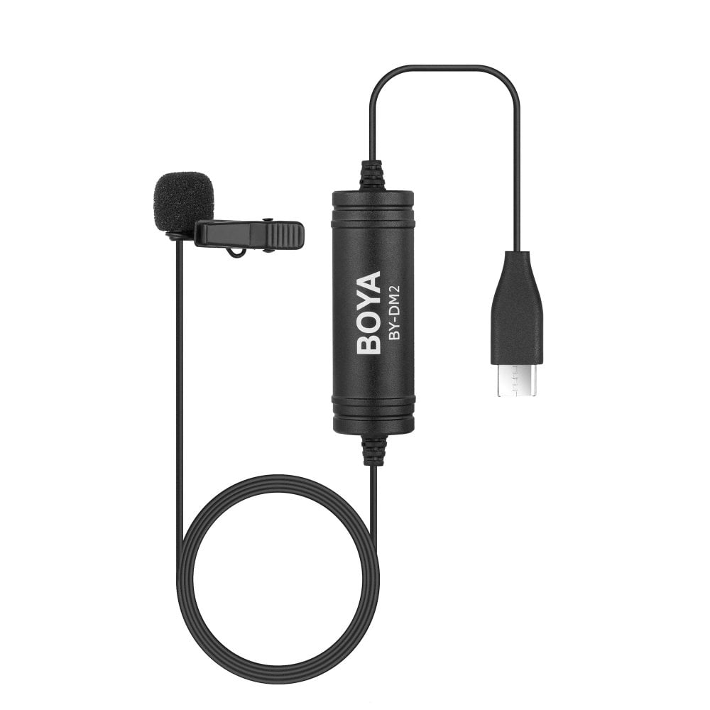 BOYA Digital Lavalier Microphone For Android Devices - Black